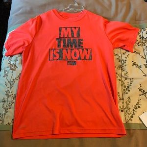 Dri- fit Nike orange shirt